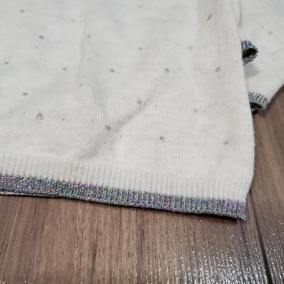 Cardigan white - soft & colors glitters - Picture 2 of 4